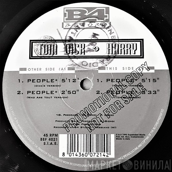 Tom, Dick & Harry - People