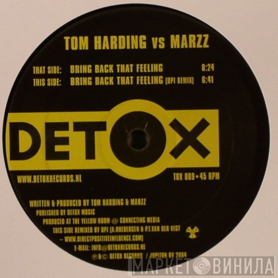 Tom Harding, Marzz - Bring Back That Feeling