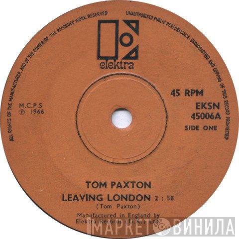 Tom Paxton - Leaving London