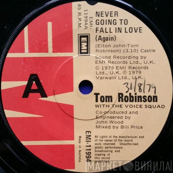 Tom Robinson With The Voice Squad   - Never Going To Fall In Love (Again)