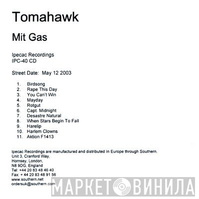 Tomahawk   - Mit Gas