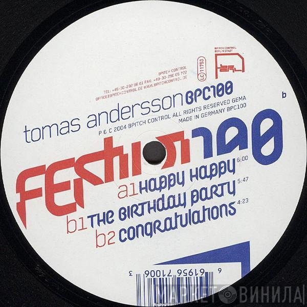 Tomas Andersson  - Festivities