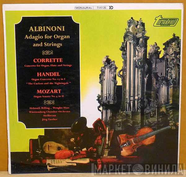 Tomaso Albinoni, Michel Corrette, Georg Friedrich Händel, Wolfgang Amadeus Mozart - Adagio For Organ And Strings / Concerto For Organ, Flute And Strings / Organ Concerto No. 13 In F / Organ Sonata No. 4 In D