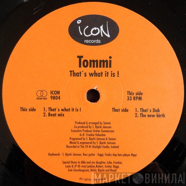 Tommi White - That's What It Is
