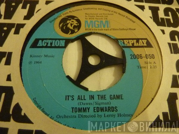 Tommy Edwards - It's All In The Game / Mr. Music Man