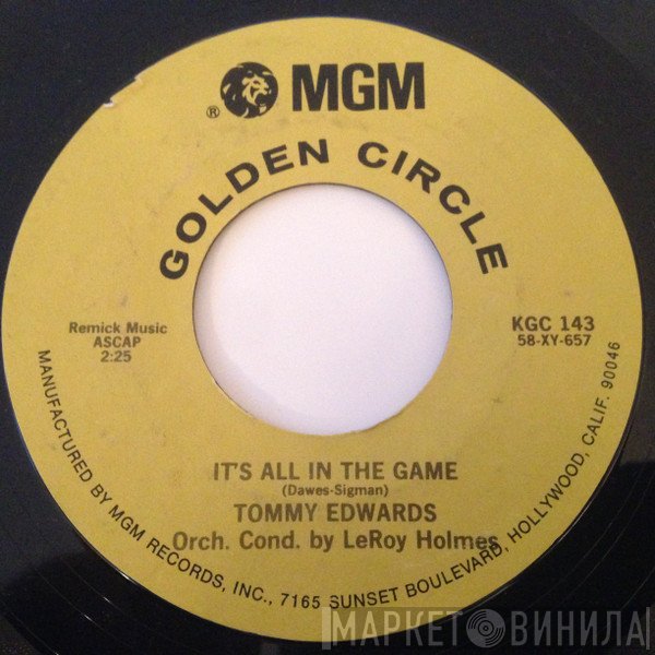Tommy Edwards - It's All In The Game / Please Love Me Forever