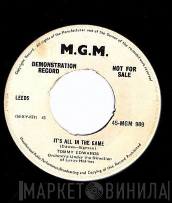 Tommy Edwards - It's All In The Game