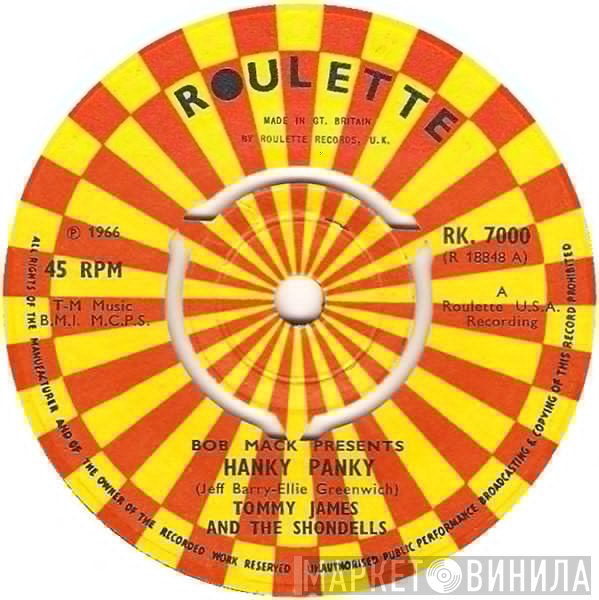 Tommy James & The Shondells - Hanky Panky