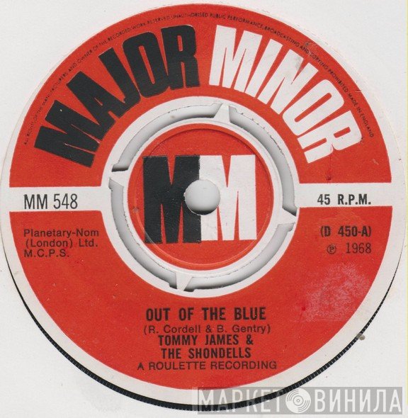 Tommy James & The Shondells - Out Of The Blue