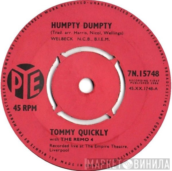 Tommy Quickly With The Remo Four  - Humpty Dumpty