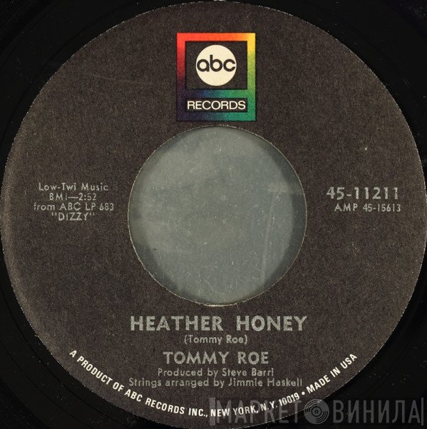 Tommy Roe - Heather Honey / Money Is My Pay