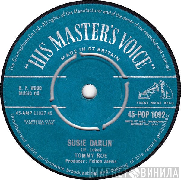 Tommy Roe - Susie Darlin'