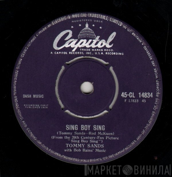 Tommy Sands, Bob Bain's Music - Sing Boy Sing