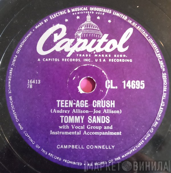 Tommy Sands - Teen-Age Crush / Hep Dee Hootie