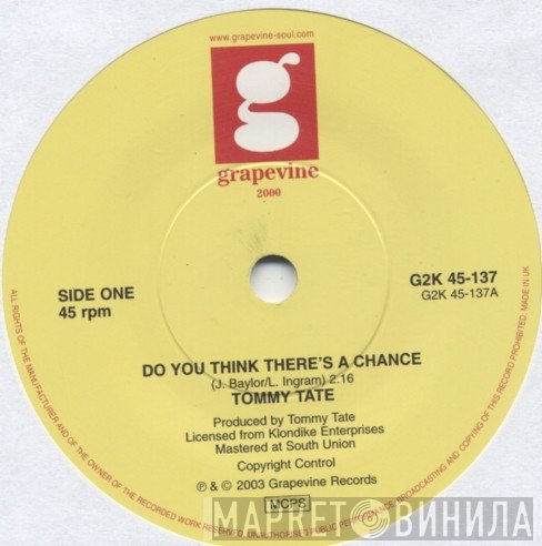 Tommy Tate - Do You Think There's A Chance