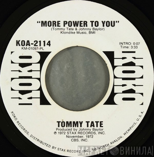 Tommy Tate - More Power To You