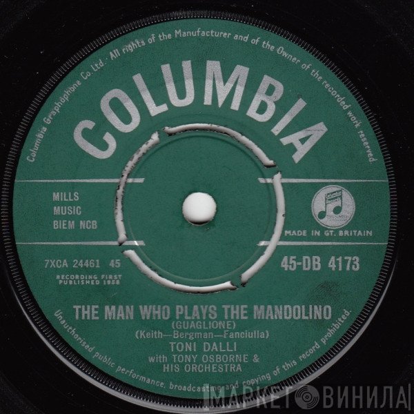 Toni Dalli - The Man Who Plays The Mandolino (Guaglione) / Catari, Catari (Core'ngrato-Calling For You)
