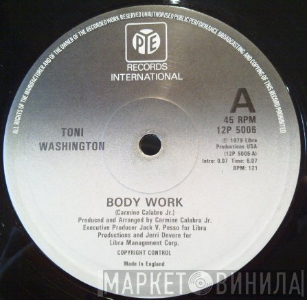 Toni Washington - Body Work