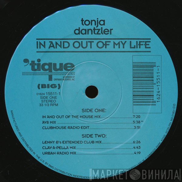 Tonja Dantzler - In And Out Of My Life