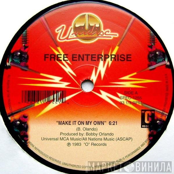 Tony Baxter, Free Enterprise - Make It On My Own / Get Up Off That Thang