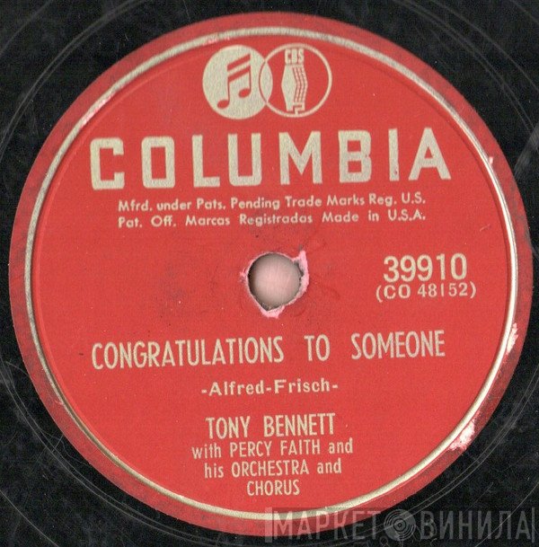 Tony Bennett  - Congratulations To Someone / Take Me