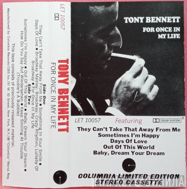 Tony Bennett  - For Once In My Life