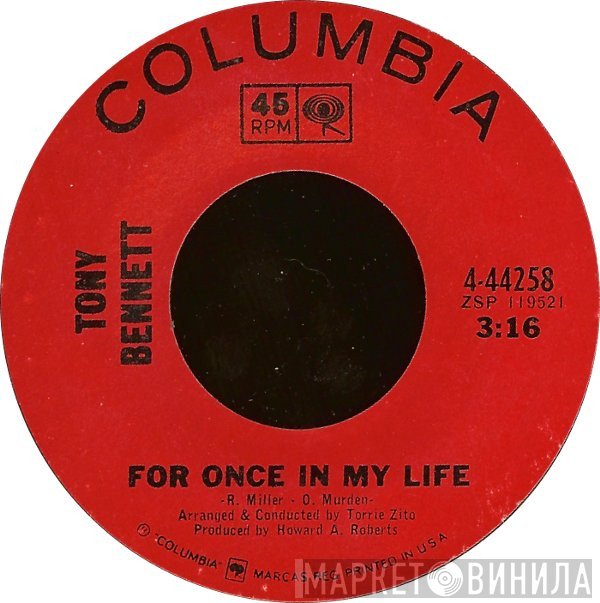 Tony Bennett  - For Once In My Life