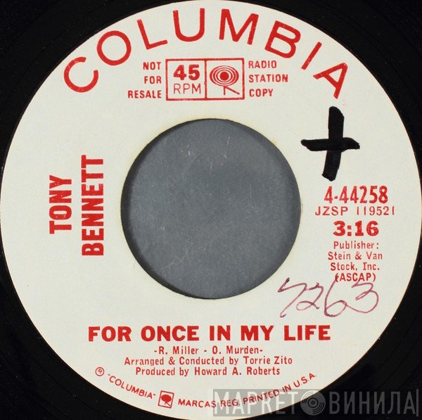 Tony Bennett  - For Once In My Life