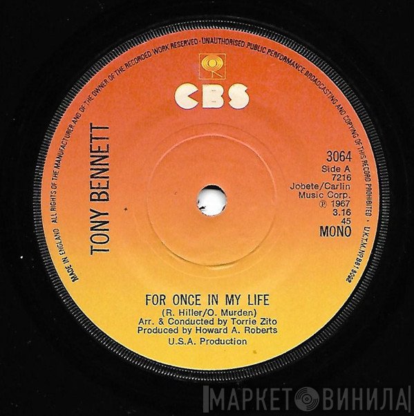 Tony Bennett  - For Once In My Life