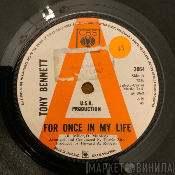 Tony Bennett  - For Once In My Life