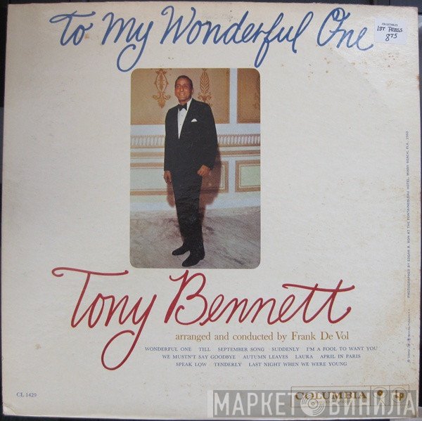 Tony Bennett  - To My Wonderful One
