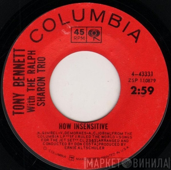 Tony Bennett With The Ralph Sharon Trio  - How Insensitive / Fly Me To The Moon (In Other Words)