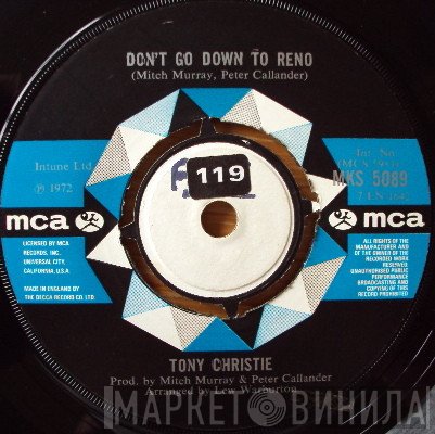 Tony Christie - Don't Go Down To Reno