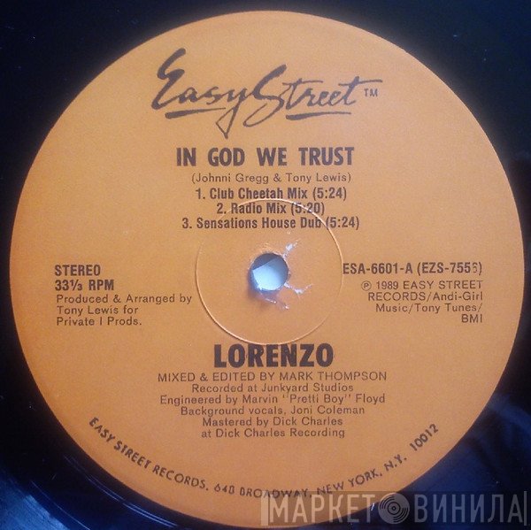 Tony Lewis, Lorenzo  - In God We Trust / Let My People Go