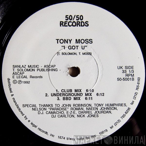 Tony Moss - I Got U