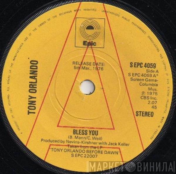 Tony Orlando - Bless You