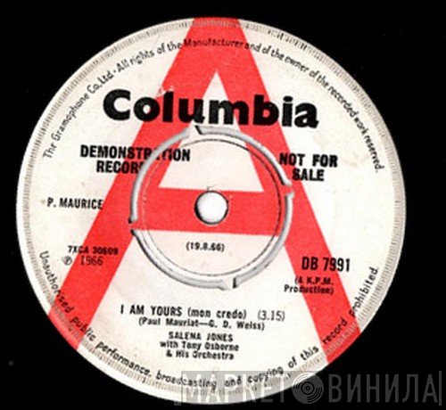 Tony Osborne And His Orchestra, Salena Jones - I Am Yours (Mon Credo) / I Only Know I Love You