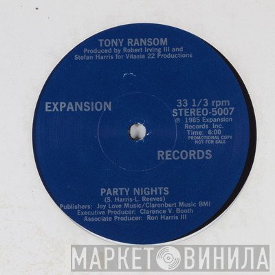 Tony Ransom  - Party Nights