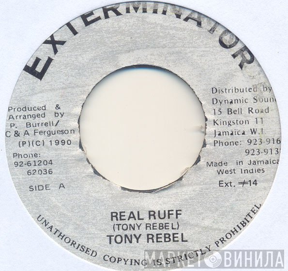 Tony Rebel  - Real Ruff