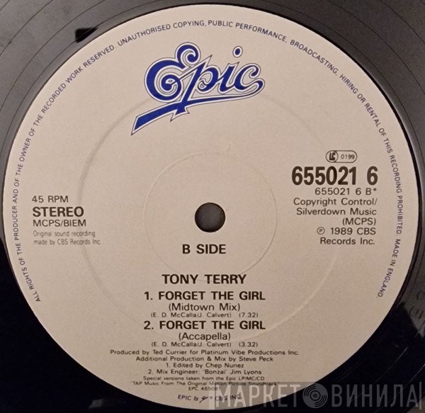 Tony Terry - Forget The Girl