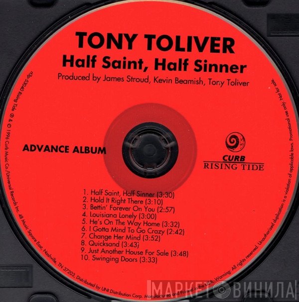 Tony Toliver - Half Saint, Half Sinner