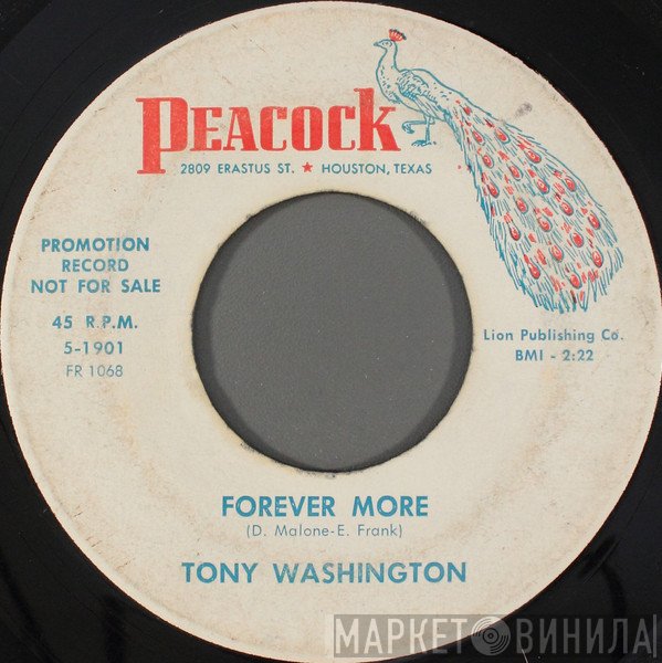 Tony Washington  - Forever More / Good Mind