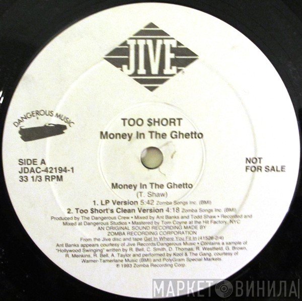 Too Short - Money In The Ghetto