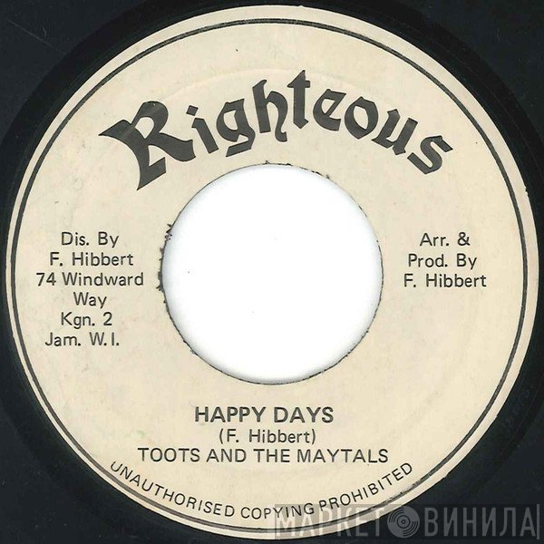 Toots & The Maytals - Happy Days