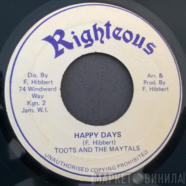 Toots & The Maytals - Happy Days