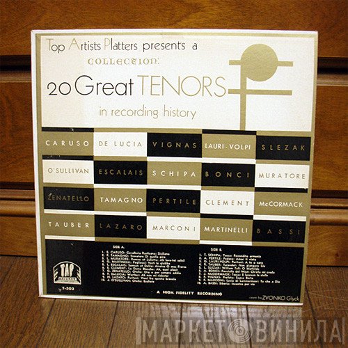 - Top Artists Platters Presents A Collection: 20 Great Tenors In Recording History
