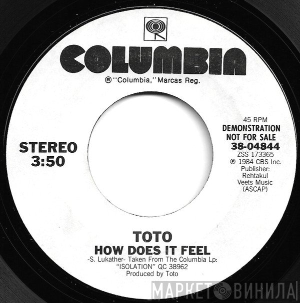 Toto  - How Does It Feel