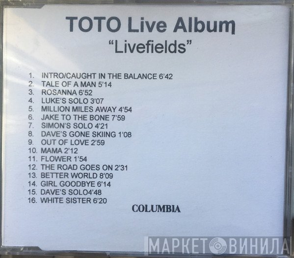 Toto  - Livefields