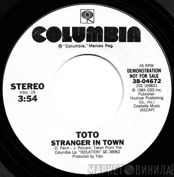 Toto  - Stranger In Town