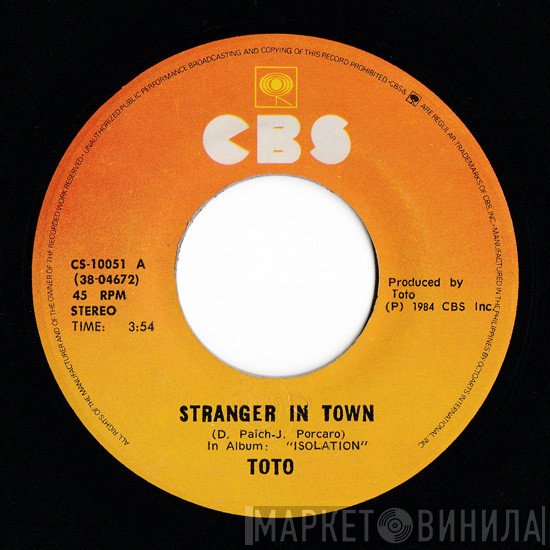 Toto  - Stranger In Town